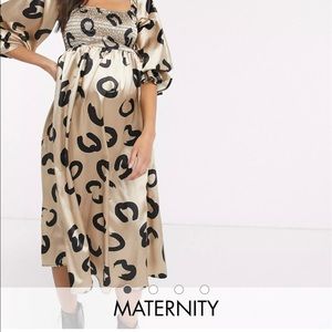 ASOS maternity leopard dress.